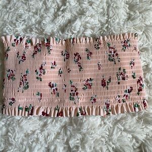 Pink Floral Biniki Top